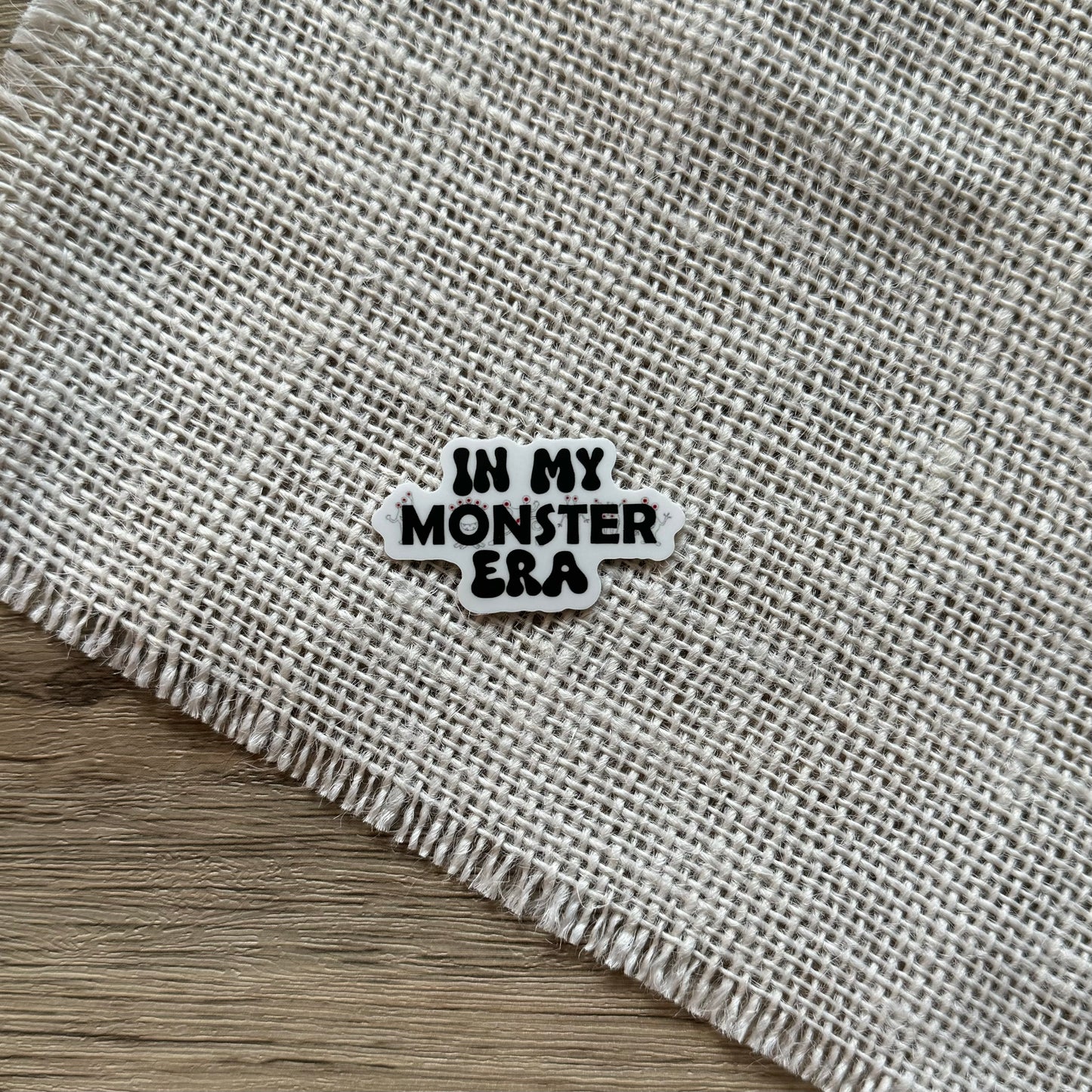 Monster Era| In my reading monster smut era|bookish quote|book lovers around will love| smutty reader| waterproof vinyl sticker| perfect for kindle, water bottle, laptop, iPad & more!