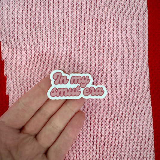 In my smut era | Kindle small sticker | waterproof durable sticker| romance reader|