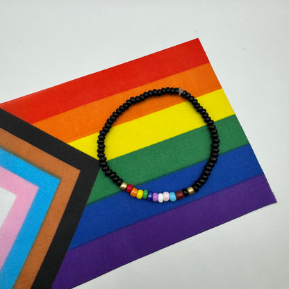 PRIDE Ally LGBTQIA beaded bracelet| Parade Pride gear!